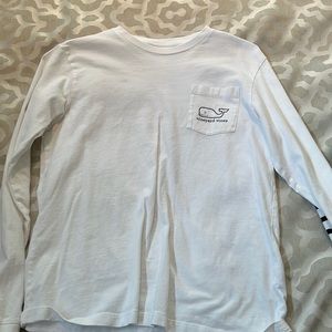 Boys long sleeve USA vineyard vines t-shirt